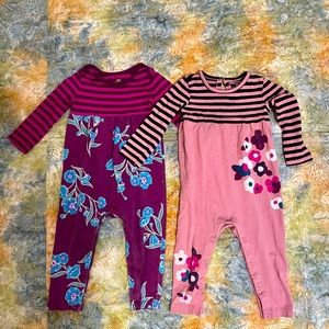 Tea Collection Rompers size 12-18